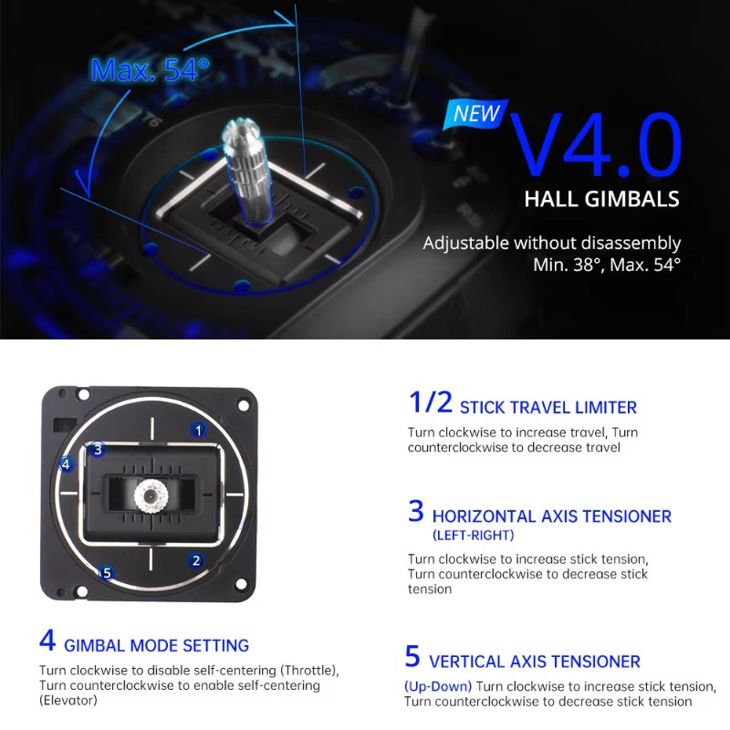 RadioMaster TX16S MKII V4.0 16 - Drone Gimbal Controller reseña y precio