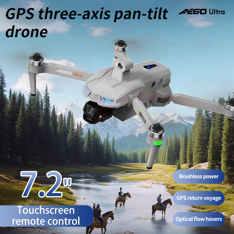 2025 AE60 URTLA GPS Drone 8K C - Drone Gimbal Mount reseña y precio